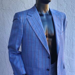 Manstyle Vintage 70's Check/Plaid Lux Blazer